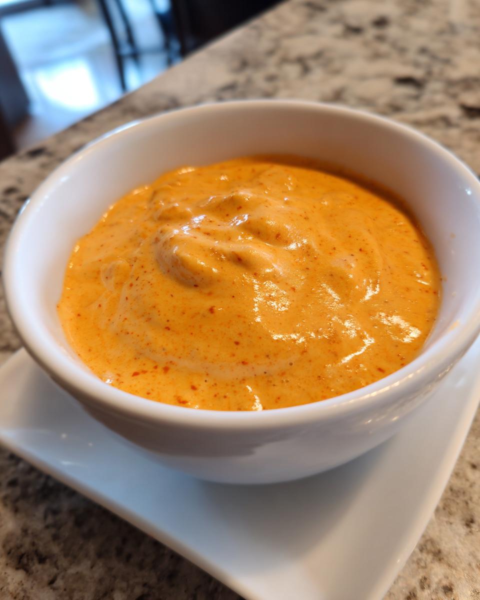 Close-up of creamy, orange-hued beer cheese dip speckled with spices, served in a small white bowl.
