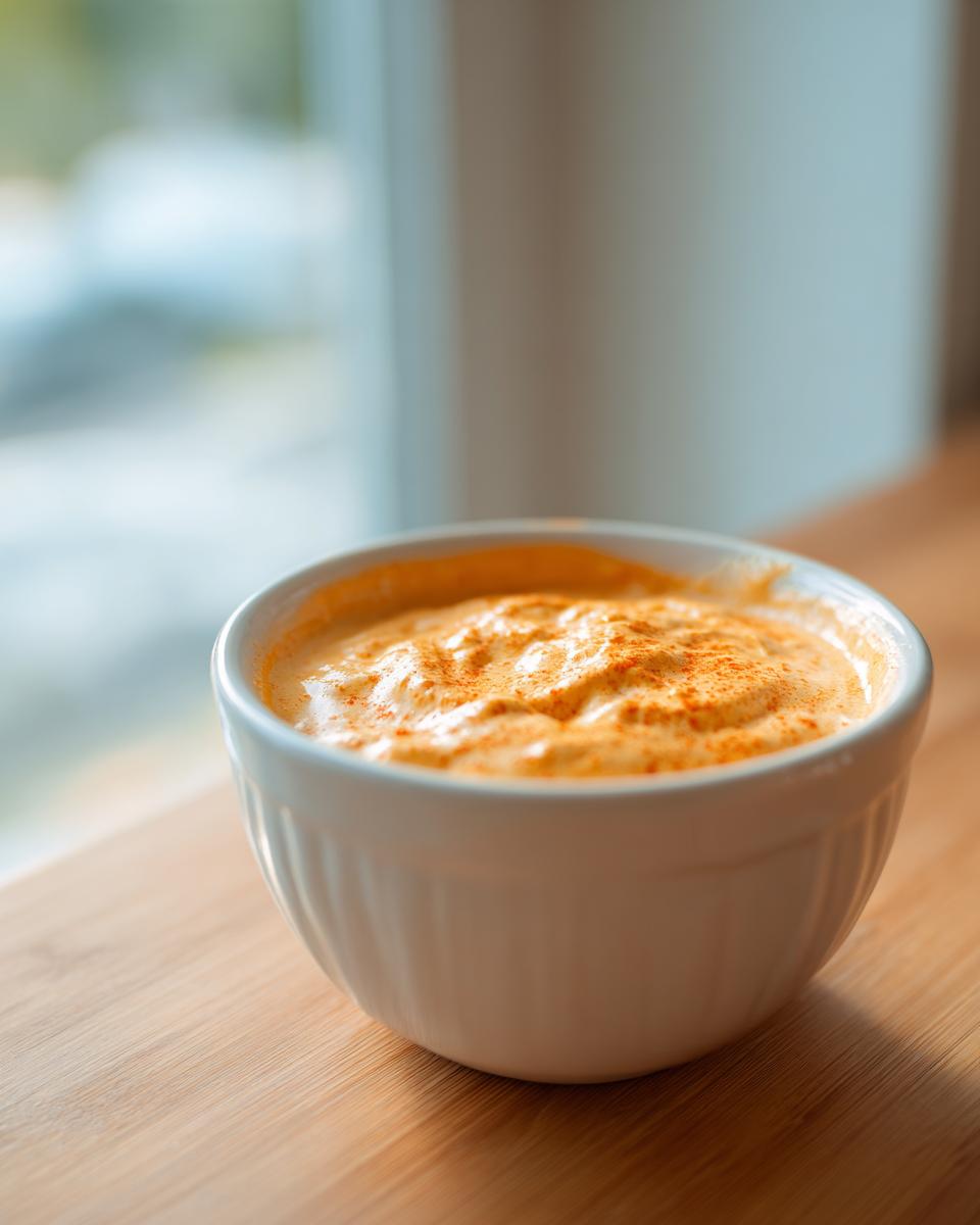 A close-up of creamy, orange beer cheese dip sprinkled with paprika in a white bowl.
