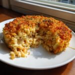 A creamy, baked tuna noodle casserole without cream soup with a golden, crispy breadcrumb topping.